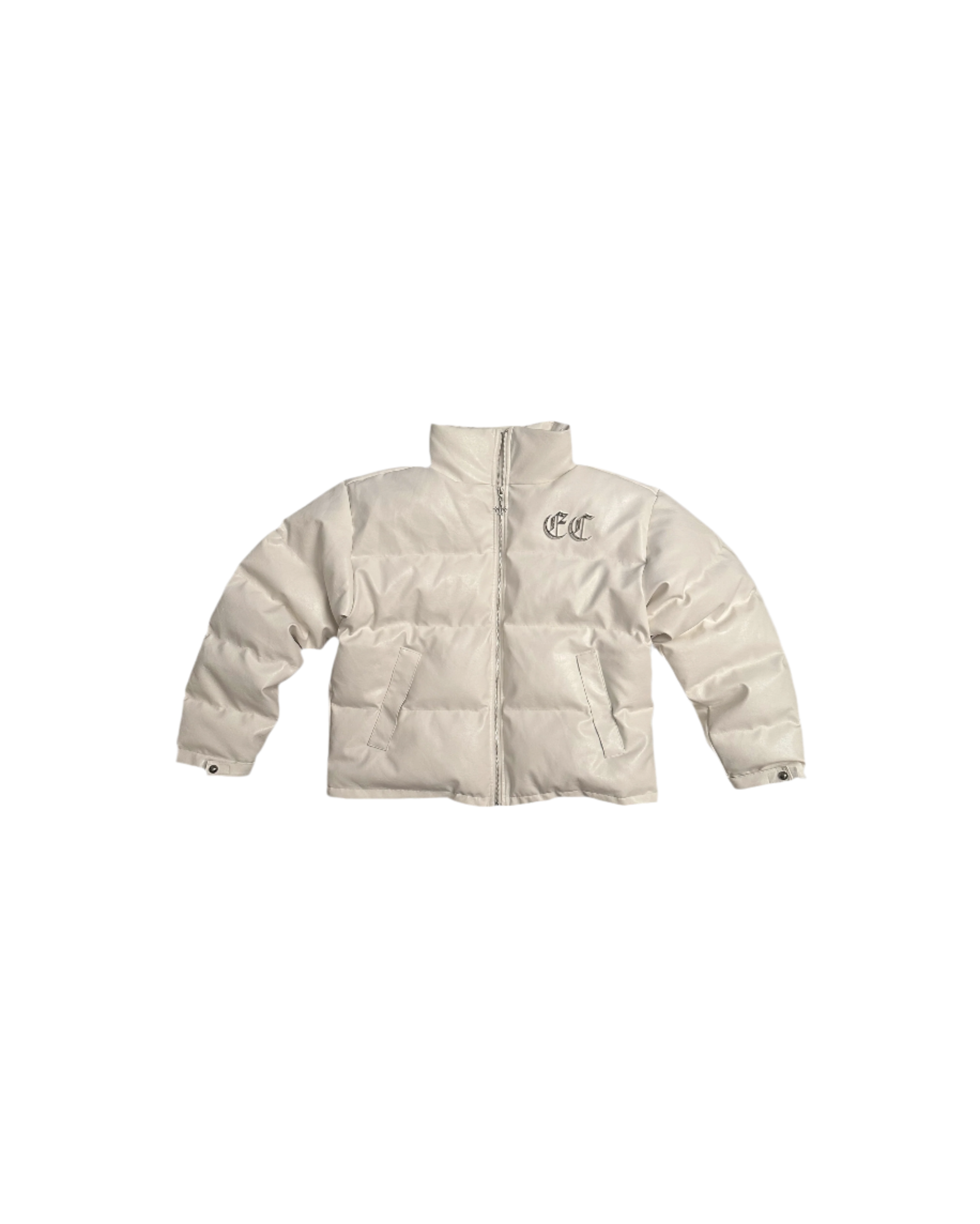 Generation 1 Leather Puffer (White)